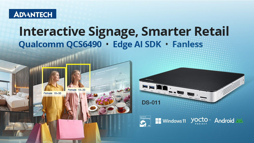 Unleash AI-driven efficiency with Advantech's DS-011, optimizing unmanned tasks through edge computing, real-time data, and interactive solutions.